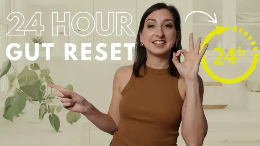 24 hour gut reset with The Keto Lady, promoting digestive health and wellness through a keto-friendly technique. Suitable for those seeking to improve gut health on a keto diet.